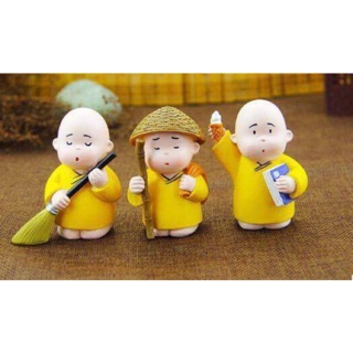 Bộ 3 chú tiểu dễ thương