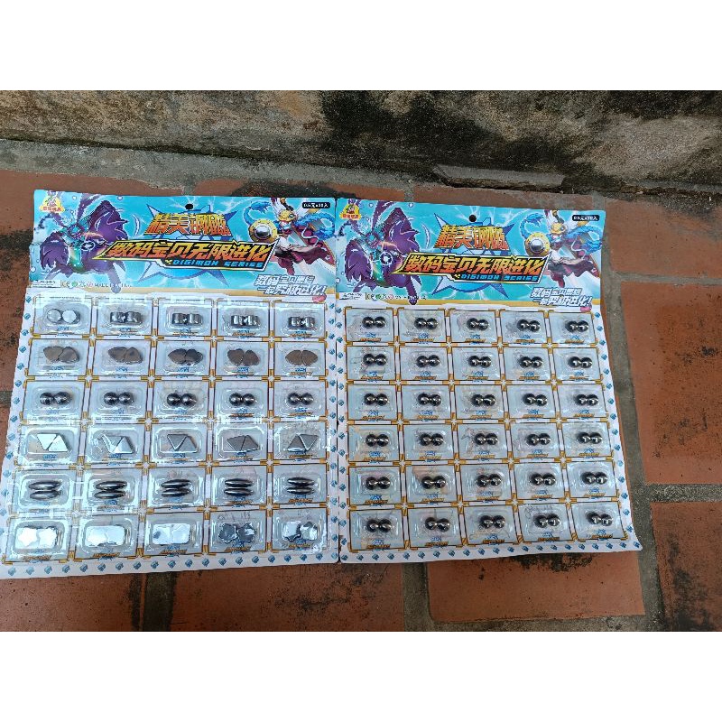 vỉ nam châm 60 viên