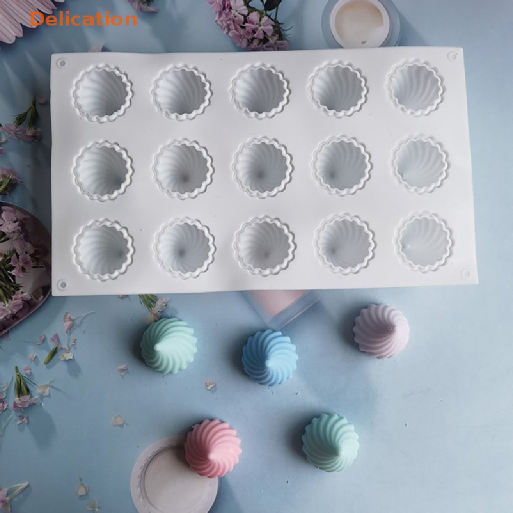 Khuôn Silicone 15 Ô Dùng Làm Bánh Mousse Pudding