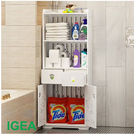 Tủ Nhà Tắm 2 Cánh Con Sóc chống nước hiện đại thông minh chính hãng IGA- IG352