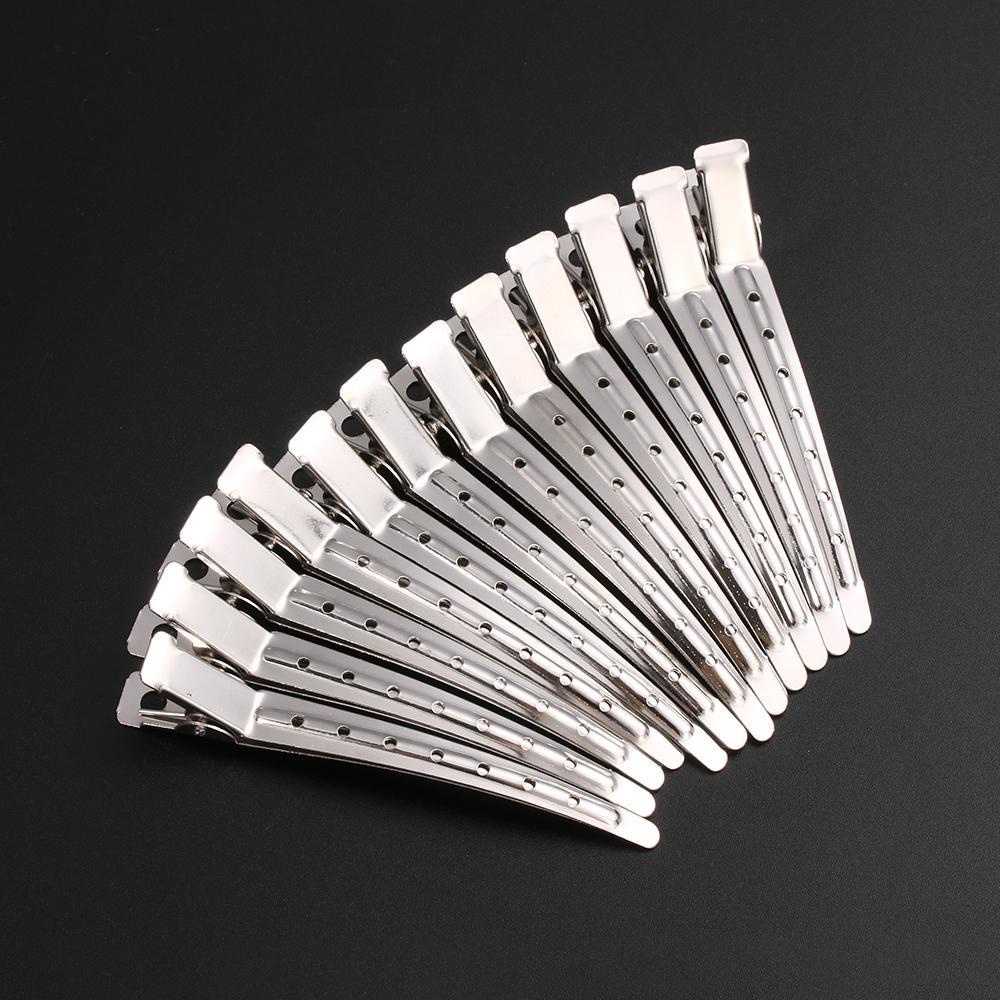 Set 12 Kẹp Tóc Gợn Sóng Bằng Thép Không Gỉ