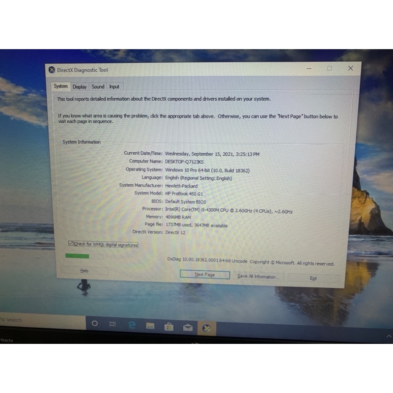 Laptop đã qua sử dụng Hp 450-g1 core i5-4300M Ram 4gb ssd 120gb cạc Hd 4600 | BigBuy360 - bigbuy360.vn