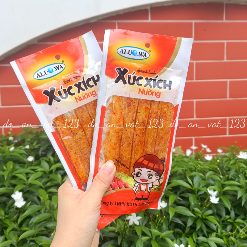 Snack vị xúc xích nướng Aluowa gói 25g