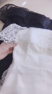 Đầm body ren cúp ngang vai