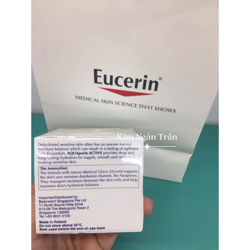 Dưỡng ẩm Eucerin AQUAporin Active cho da hỗn hợp và da dầu