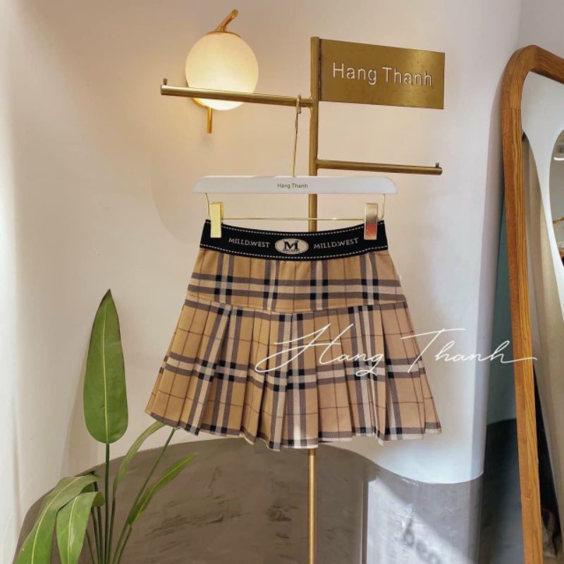 Chân váy kẻ BBR hàng QC