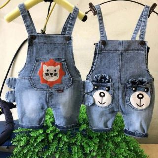 Yếm jeans cho Bé trái bé gái