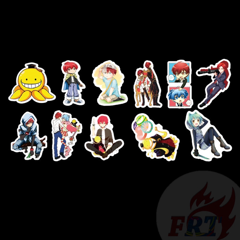 ❉ Assassination Classroom - Series 01 Anime Korosensei Stickers ❉ 50Pcs/Set Fashion Mixed Doodle Stickers