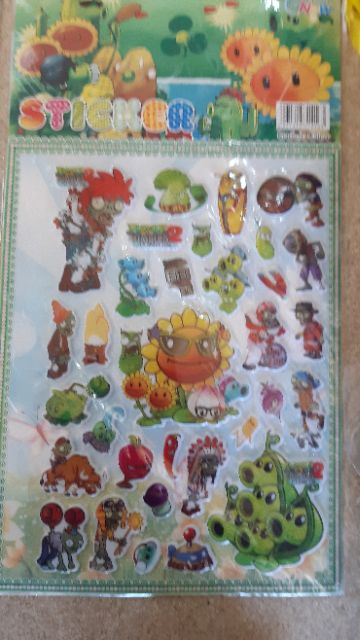 Sticker gián 3D kèm tranh vẽ