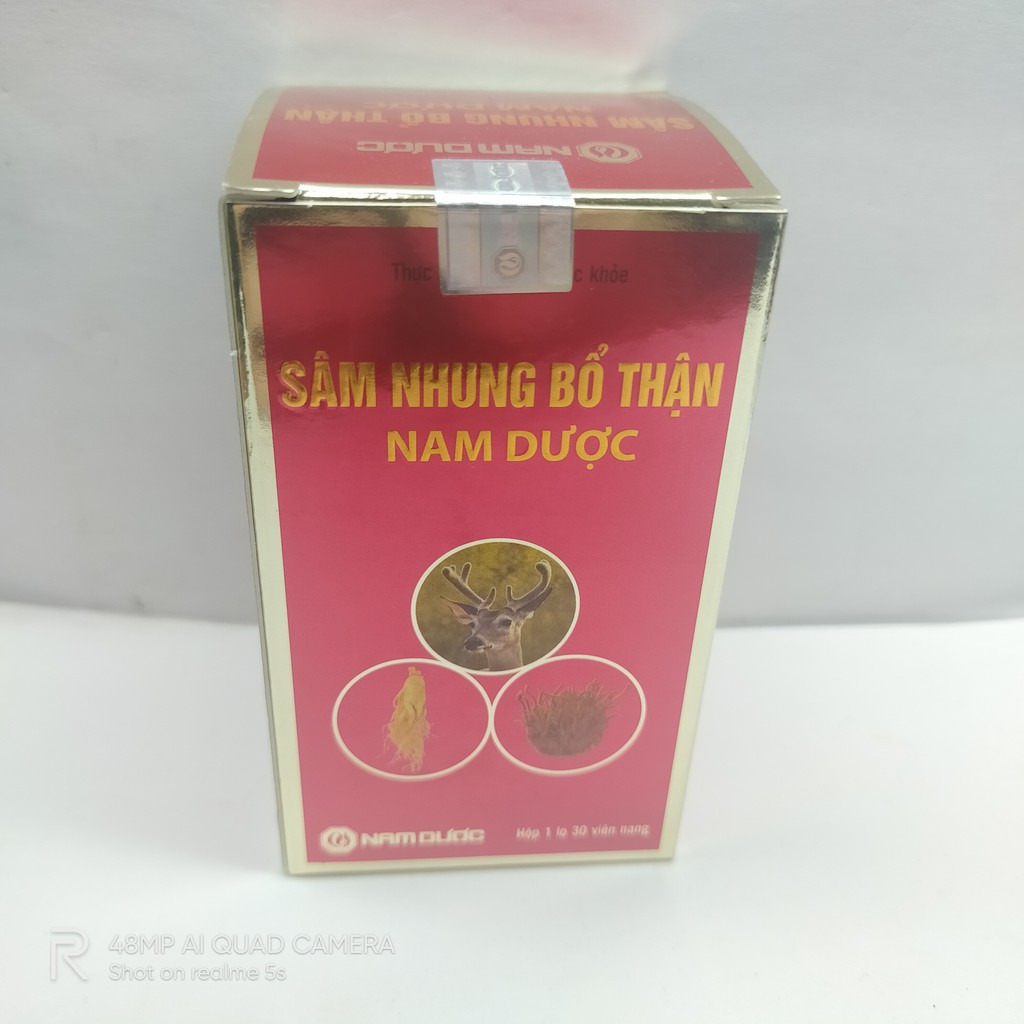 Sâm Nhung Bổ Thận Nam Dược - Lọ 30 Viên