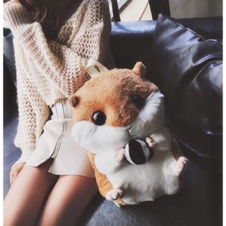[HÀNG LOẠI 1 CÓ SẴN] Balo Sóc Chuột Hamster Ulzzang Siêu Xinh - Kèm ảnh thật ✨