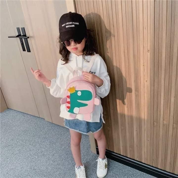 BALO KHỦNG LONG MINI CHO BÉ MẪU GIÁO SIÊU ĐẸP - KT 18X20CM