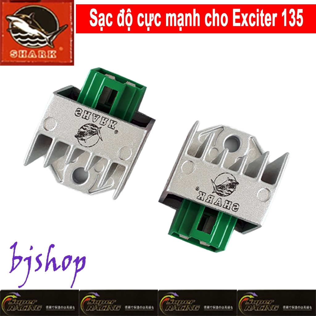 Sạc độ cho Exciter 135, Nouvo 1 2 3 4, Sirius 110 Mio 110 xăng cơ - Shark Malaysia