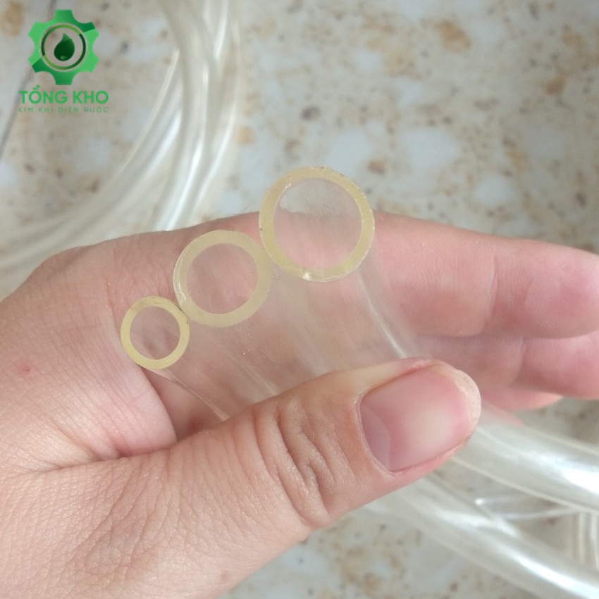 Ống nhựa dẻo phi 6mm, 8mm, 10mm cao cấp ống tio dùng ống cân nước, xục oxi hồ cá  - Tổng kho kim khí điện