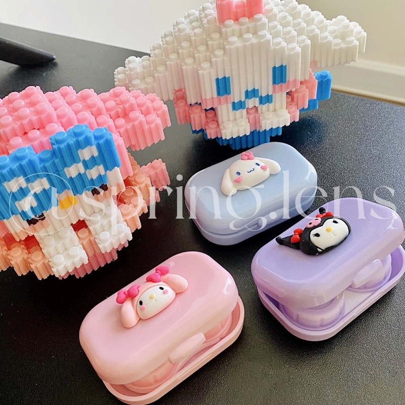 KHAY GƯƠNG MINI MÀU PASTEL ĐÁNG YÊU CINNAMAROLL KUROMI