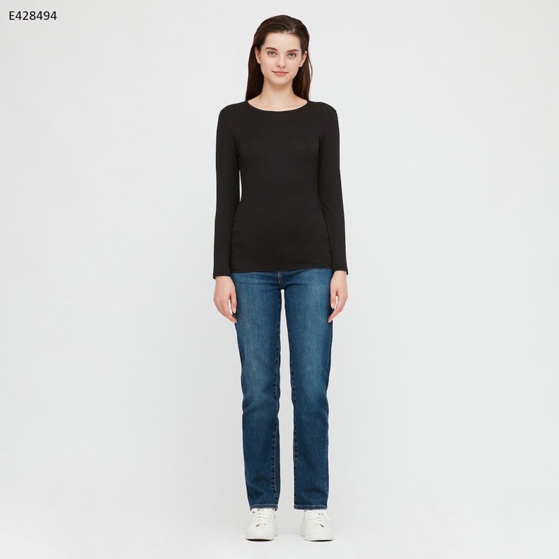 Áo giữ nhiệt nữ Heattech loại thường Uniqlo