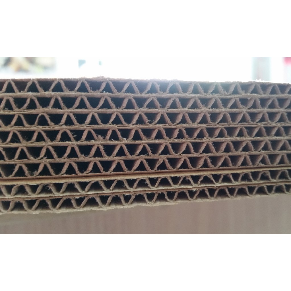 Khổ 50x100cm Combo 8 tấm giấy carton các-tông 3 lớp dày 3mm làm mô hình, đóng thùng, trang trí  Luân Air
