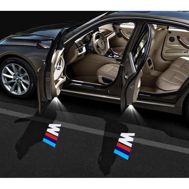 Bộ 2 đèn LED chiếu logo gắn cửa xe hơi dành cho Bmw 1 2 3 4 5 6 7 dòng X1 X3 X4 X5 E60 E90 F10 F30 cao cấp