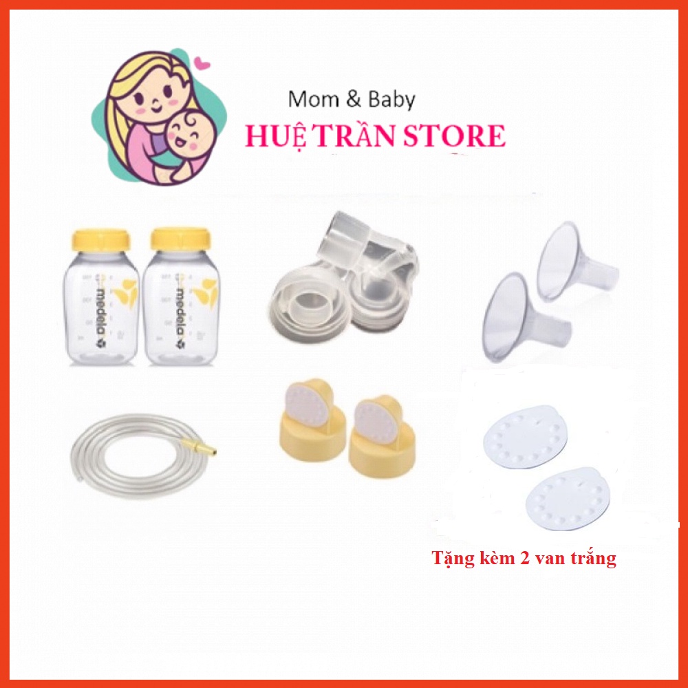 Bộ Phụ Kiện full máy hút sữa spectra, unimom... Đủ size 17mm 19mm 2m 24mm 27mm