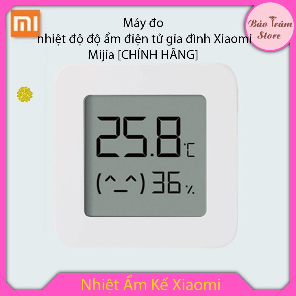 Nhiệt kế Xiaomi Mijia Gen 2, ẩm kế, điều hòa nhiệt độ, độ ẩm trong không khí, độ chính xác cao, bảo hành 12 tháng