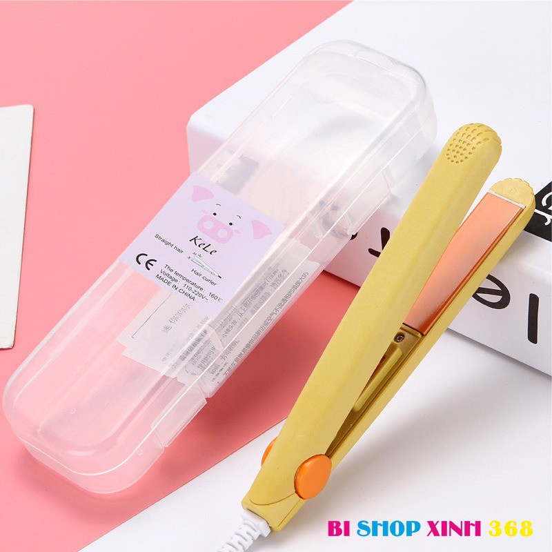 Máy uốn tóc mini máy duỗi tóc nhỏ gọn tiện lợi gia đình