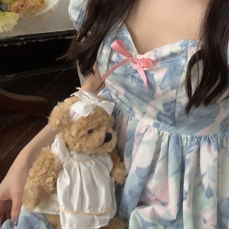 Đầm Tay Phồng Thời Trang Hàn Quốc Chất Lượng Cao