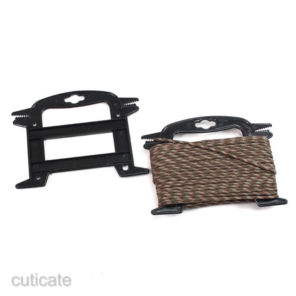 Thang Quấn Dây Paracord Màu Đen Chống Rối Hai Mặt Sắp Xếp Gọn Gàng Có Răng