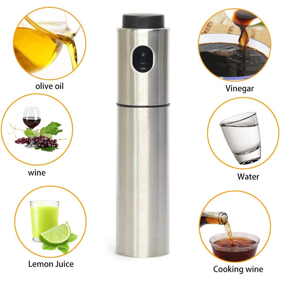 Bình Đựng Dầu ANAEAT Bằng Thép Không Gỉ Thiết Kế Dạng Xịt Tiện Lợi Cho Nhà Bếp