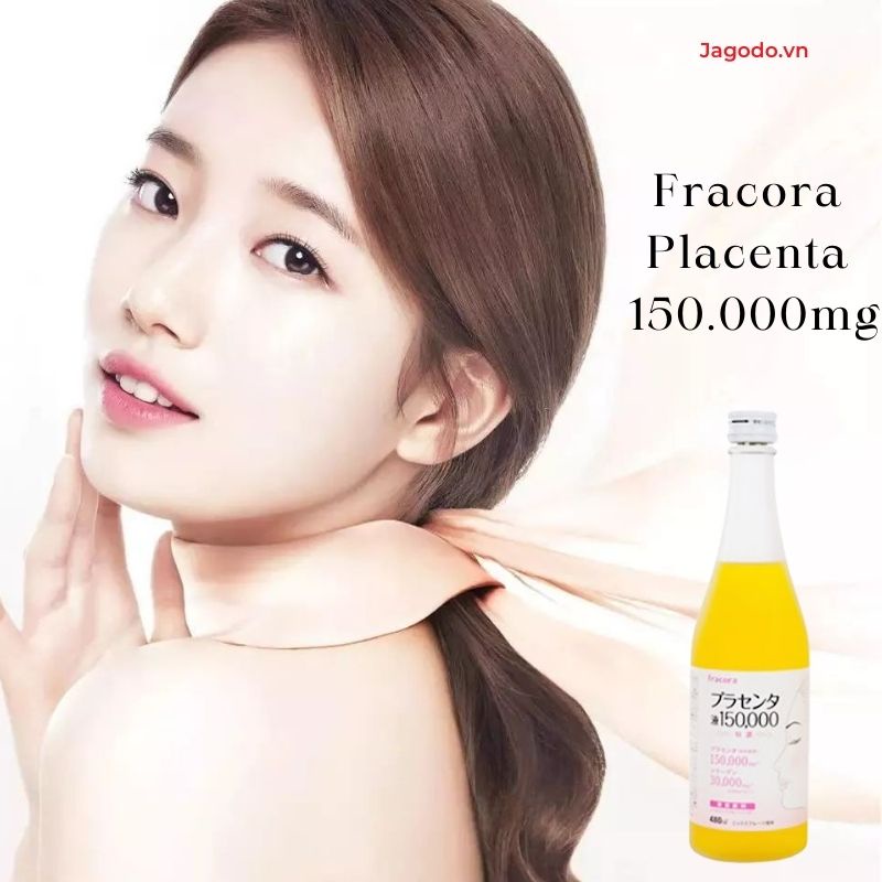 Nước Uống Đẹp Da Fracora Placenta Drink 150000mg Collagen 30000mg Từ Nhật Bản