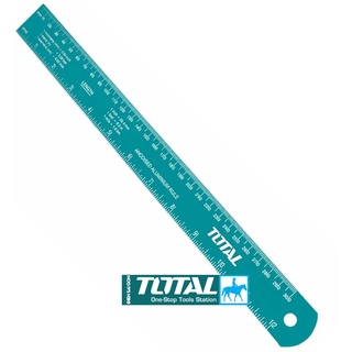 Thước Lá Nhôm Dài 30cm Hệ CM và INCH Ruler TOTAL TMT633002