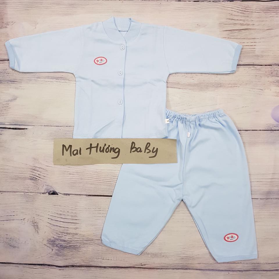 set 1 bộ baby born , vải cotton hàng loại 1