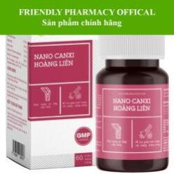 Nano Canxi Hoàng Liên – Hỗ trợ bổ sung canxi và vitamin D3 cho bà bầu và trẻ em, giúp xương chắc khỏe (lọ 60 viên)