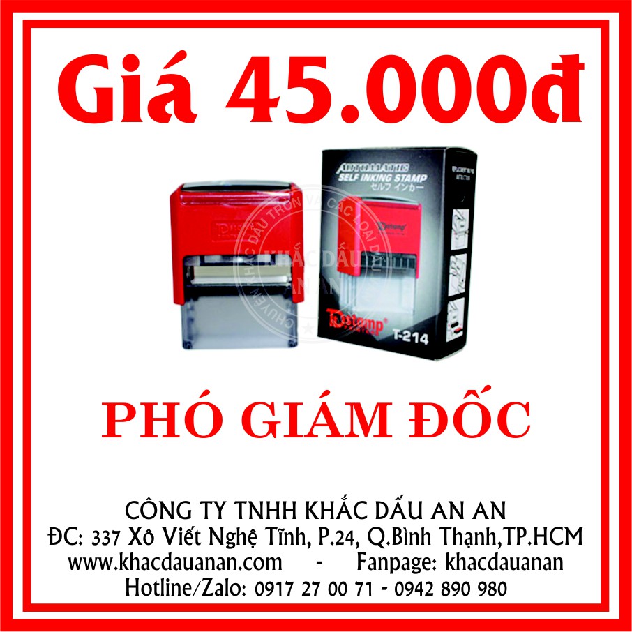 Dấu tên - dstamp- thường