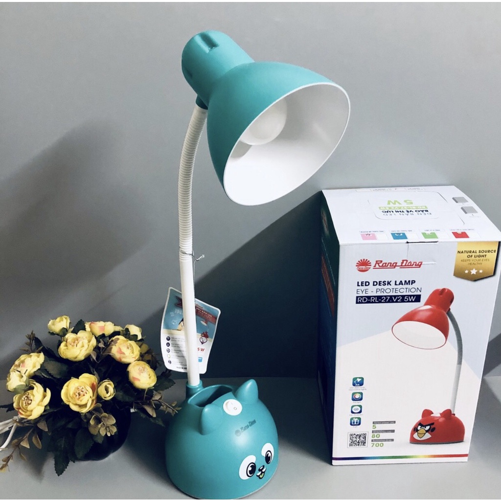 Đèn học để bàn RẠNG ĐÔNG chống cận MẪU MỚI kèm bóng LED