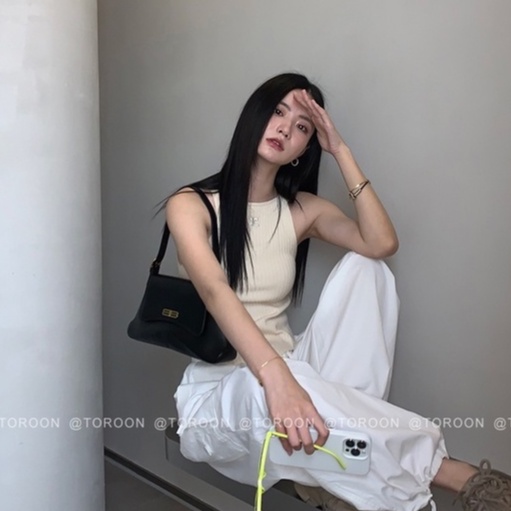 XIAO ZHAI NV Áo Không Tay Thiết Kế Mỏng Mùa Hè Hàng Mới Dành Cho Bạn Nữ