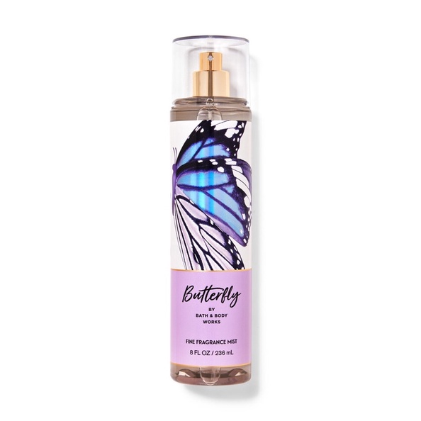 Xịt thơm lưu hương toàn thân Bath and body works-Butterfly 236ml