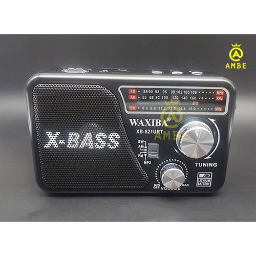 ĐÀI RADIO WAXIBA XB-521URT bảo hành 6 tháng