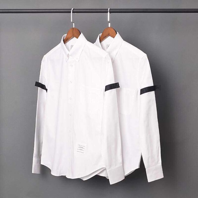 Sơ Mi Thom Browne Viền Tay Đen