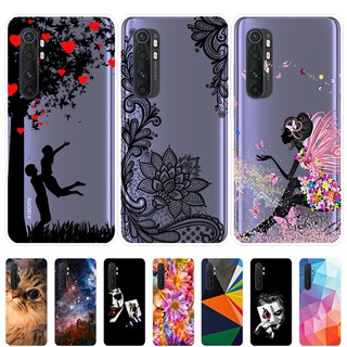 Ốp điện thoại từ TPU silicon mềm dành cho Xiaomi Mi Note 10 Lite