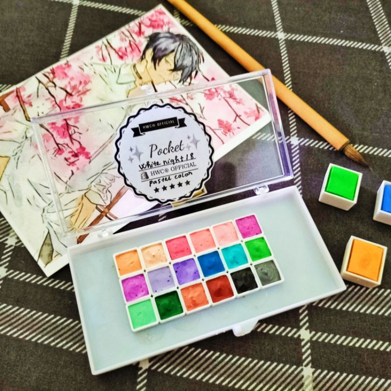 pocket/tuýp lẻ màu nước white night new pastel/basic/nhũ/limited