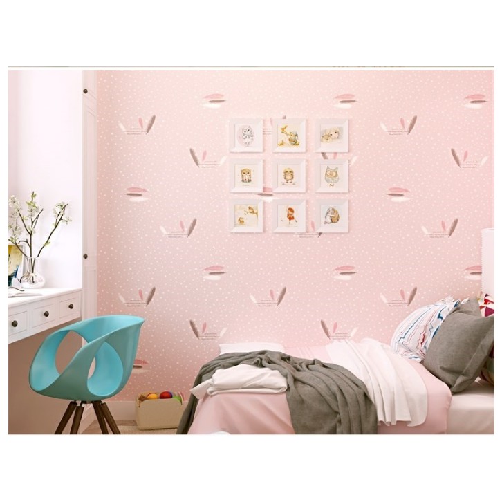 DECAL 1M Giấy dán tường KHỔ 45CM có sẵn keo - NHIỀU MẪU THIẾU NHI QQR023