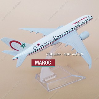 Mô Hình Kim Loại Máy Bay Marocco - Ma Rốc - 16cm Đế Mica - 8960