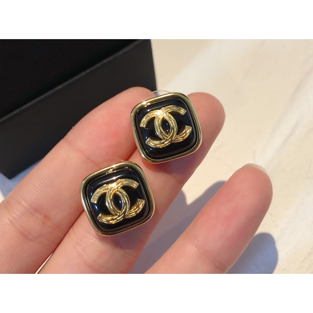 Bông Tai Hình Vuông Phong Cách Cổ Điển Vintage Thời Trang Cho Nữ