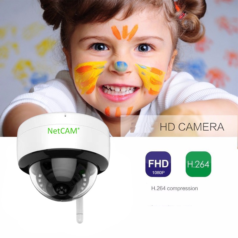 Camera Giám Sát IP Wifi Dome NETCAM NDA2.0 1080P