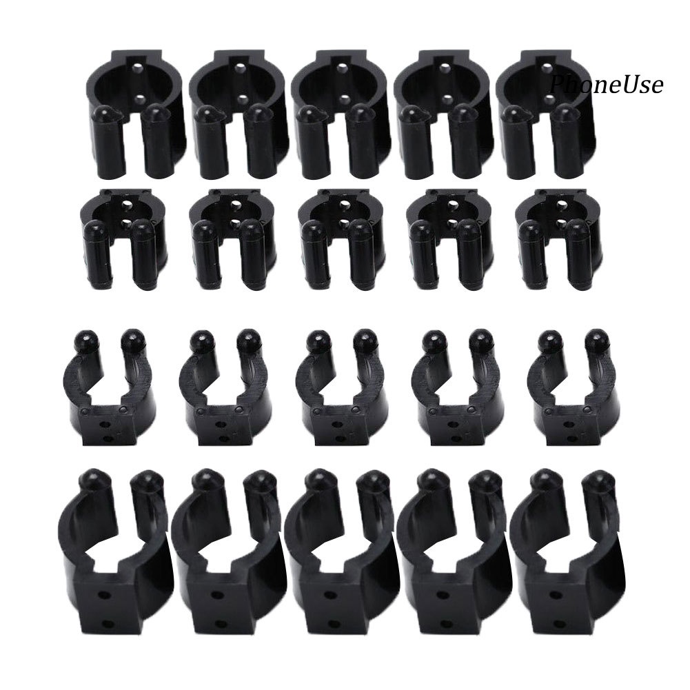 Pu Set 10 Kẹp Giữ Gậy Đánh Bida Bằng Nhựa Giá Đỡ