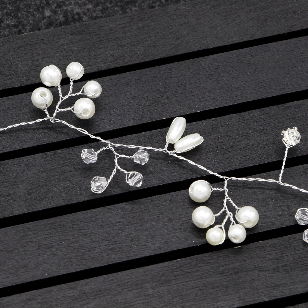 Phụ Kiện Cài Tóc Đính Ngọc Trai Nhân Tạo Thời Trang Cho Bạn Gái