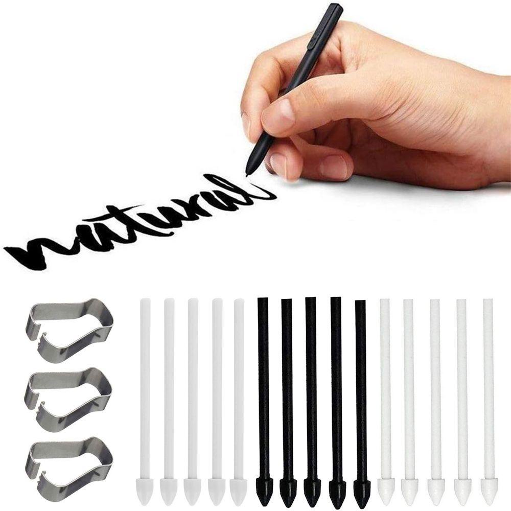 ❤LANSEL❤ Smoothly Replacement Nib Parts Stylus Refill Tool Touch Pen Tips Accessories with Metal Clip Substite Durable Pen Point/Multicolor