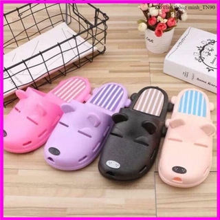 Dép nhựa dẻo hình gấu