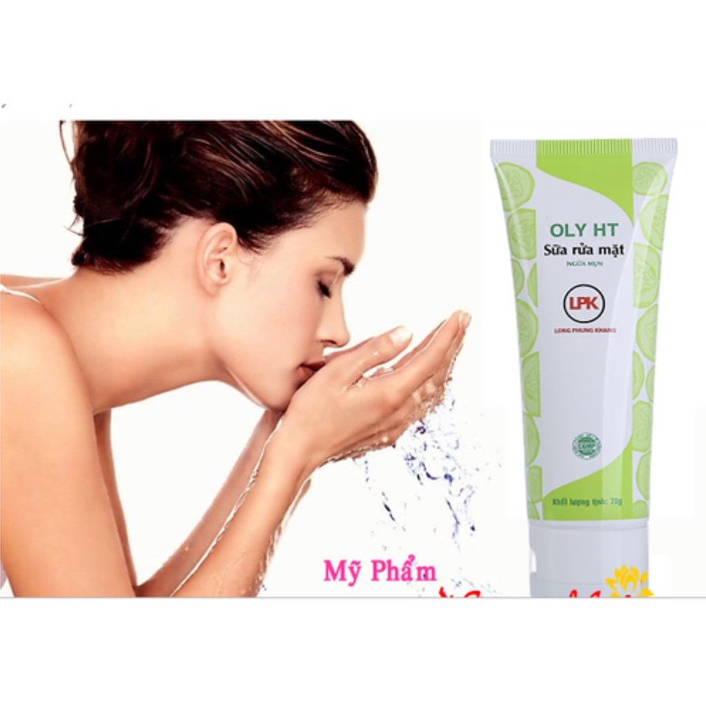 Sữa rửa mặt ngừa mụn trắng da, se khít lỗ chân lông OLY HT - Hàng Chính Hãng 70g | BigBuy360 - bigbuy360.vn