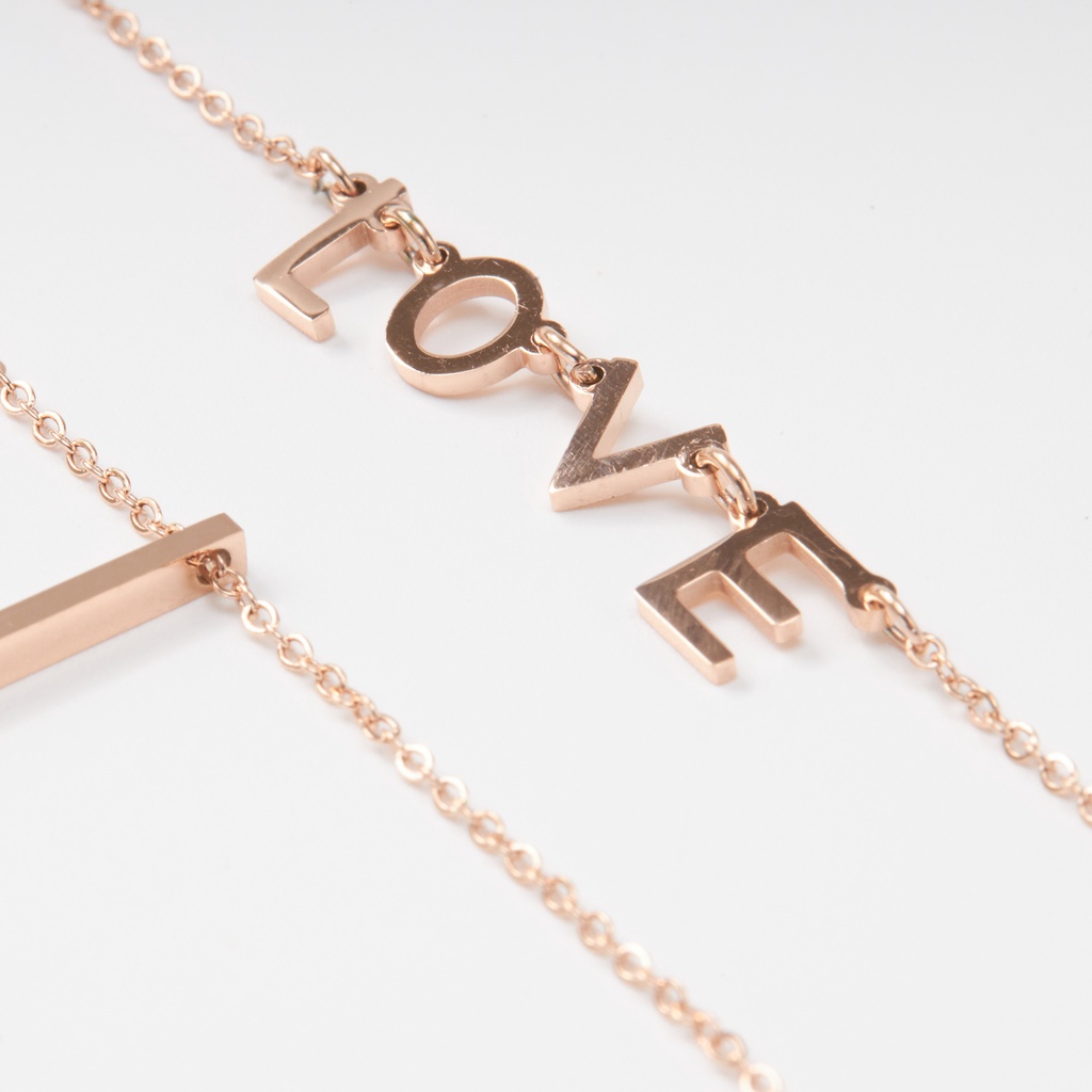 Dây chuyền nữ CDE I LOVE Necklace CDE6018RG